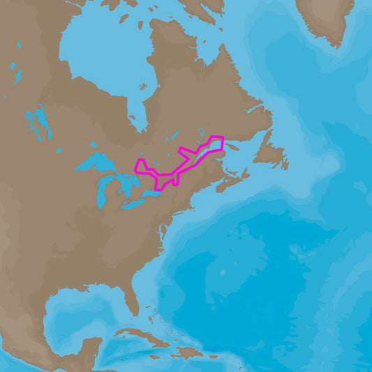 C-MAP  4D NA-D935 St Lawrence River [M-NA-D935-MS]