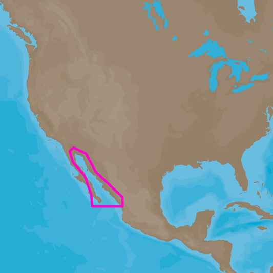 C-MAP  4D NA-D950 Gulf of Califonia , Mexico [M-NA-D950-MS]